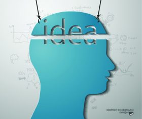 Idea business infographic vector