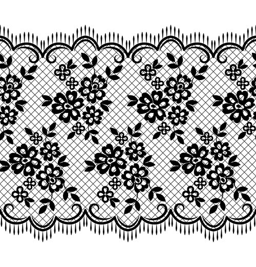 Knitting pattern vector