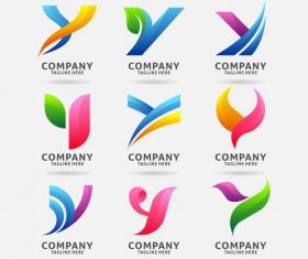 Letter y modern logo vector