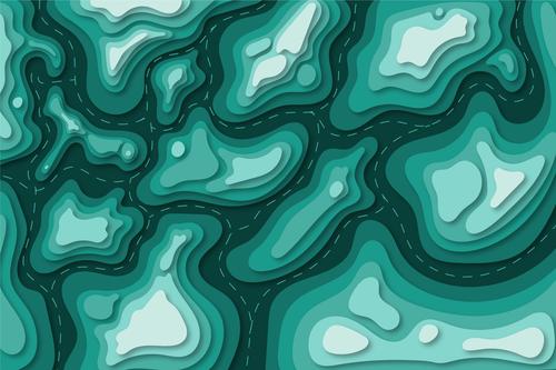Mountain graphic abstract background vector
