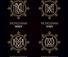 NMN monograms in vector