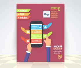 Options infographic vector