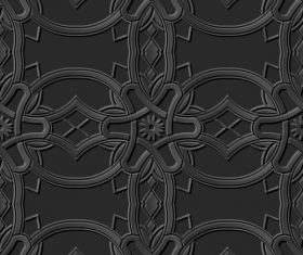 Partial 3d modern decorative patterns in vector