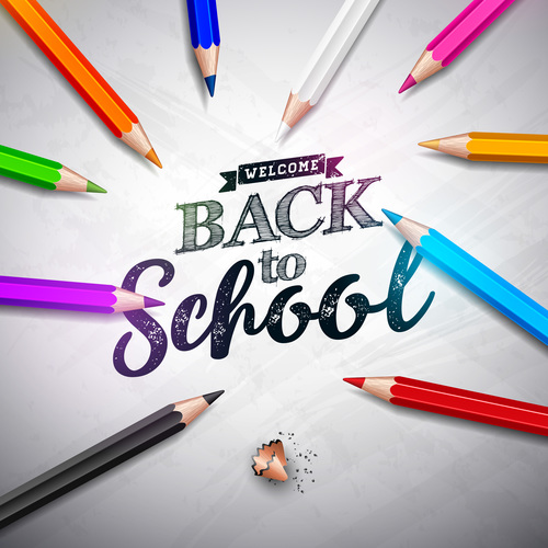 Pencil background back to school
