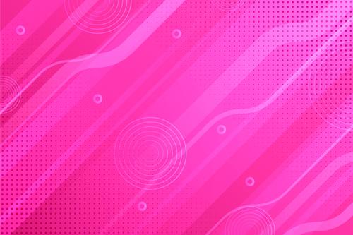 Pink circle abstract background vector