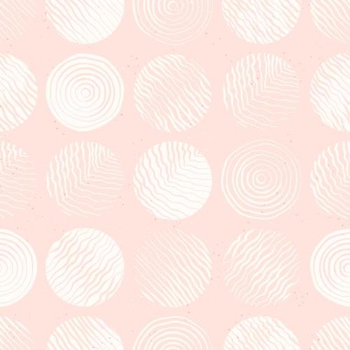 Pink circle pattern background vector