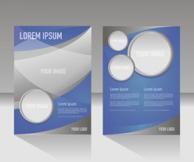 Poster cover design vector