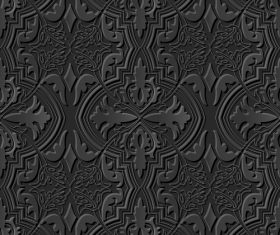 Realistic decoration 3d patterns in vector