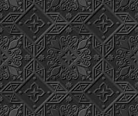 Rhombus 3d modern decorative patterns in vector