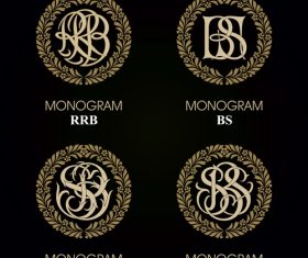 SSB monograms in vector