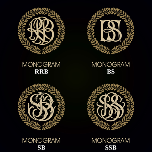 SSB monograms in vector