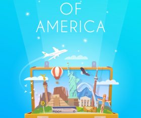 Search of america vector