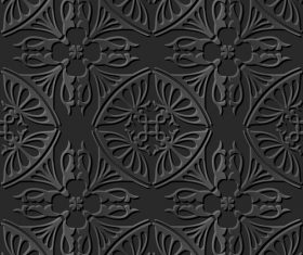 Simple 3d decorative patterns in vector