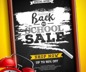 Special sale student supplies vector