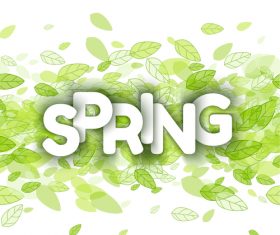 Spring vector background