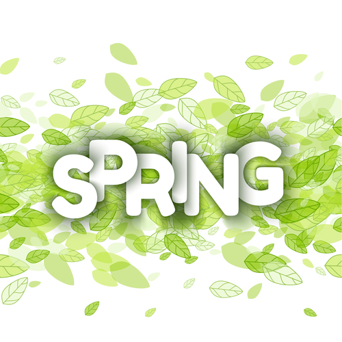 Spring vector background