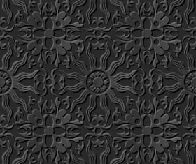 Unique decoration 3d patterns in vector