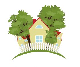 Vacation country house vector