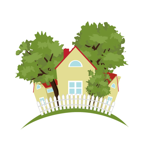 Vacation country house vector