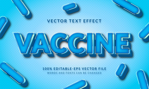 Vaccine vector text effect