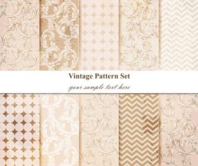 Vintage patterns vector