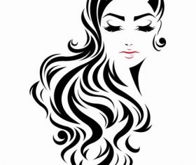 Super short hairstyle vector free download