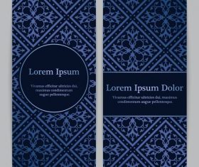 Banner vector in oriental style