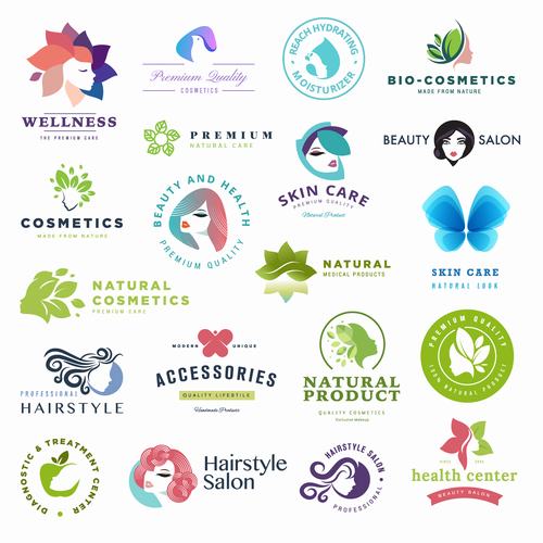 Beauty and hairdressing logo vector