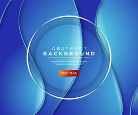 Blue gradient background vector