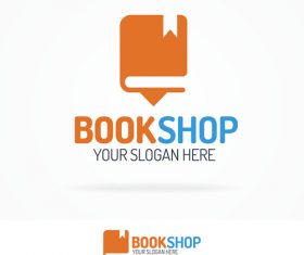Book shop logo vector