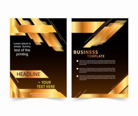 Business template vector