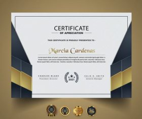 Certificate vector