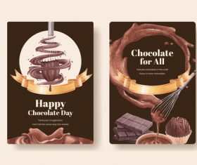 Chocolate poster vector