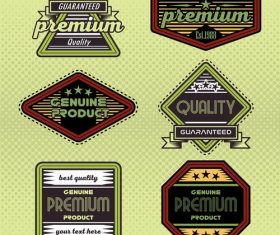 Commercial color label vector