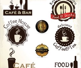 Design coffee shop logo vector