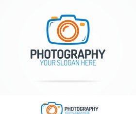 Design photography logo vector
