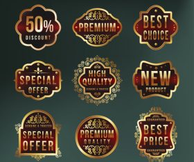 Design sale label vector