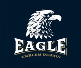 Eagle logo design vector