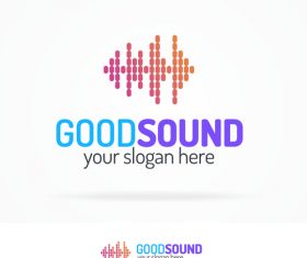 Good sound logo vector