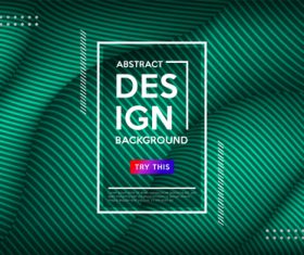 Green lines vector background