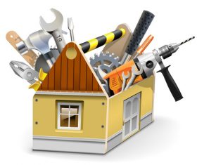 House toolbox vector
