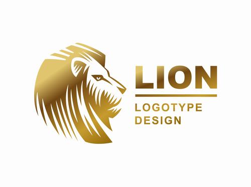 Lions logotype design vector