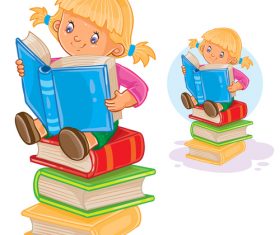 Love learning children vector