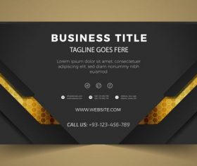 Modern business banner vector