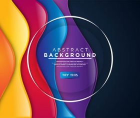 Multicolored background vector