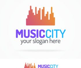 Music city logo vector