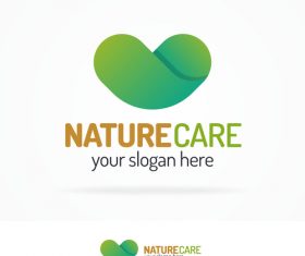 Nature care logo vector.