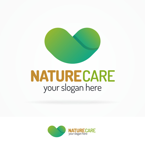 Nature care logo vector.