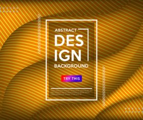 Orange lines vector background