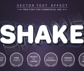 Paper vector text effect